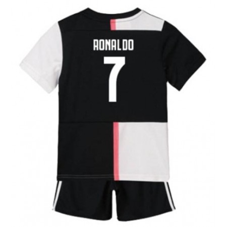 Jalkapallo Pelipaidat Juventus Cristiano Ronaldo 7 Lasten Kotipaita 2019-2020 Lyhythihainen